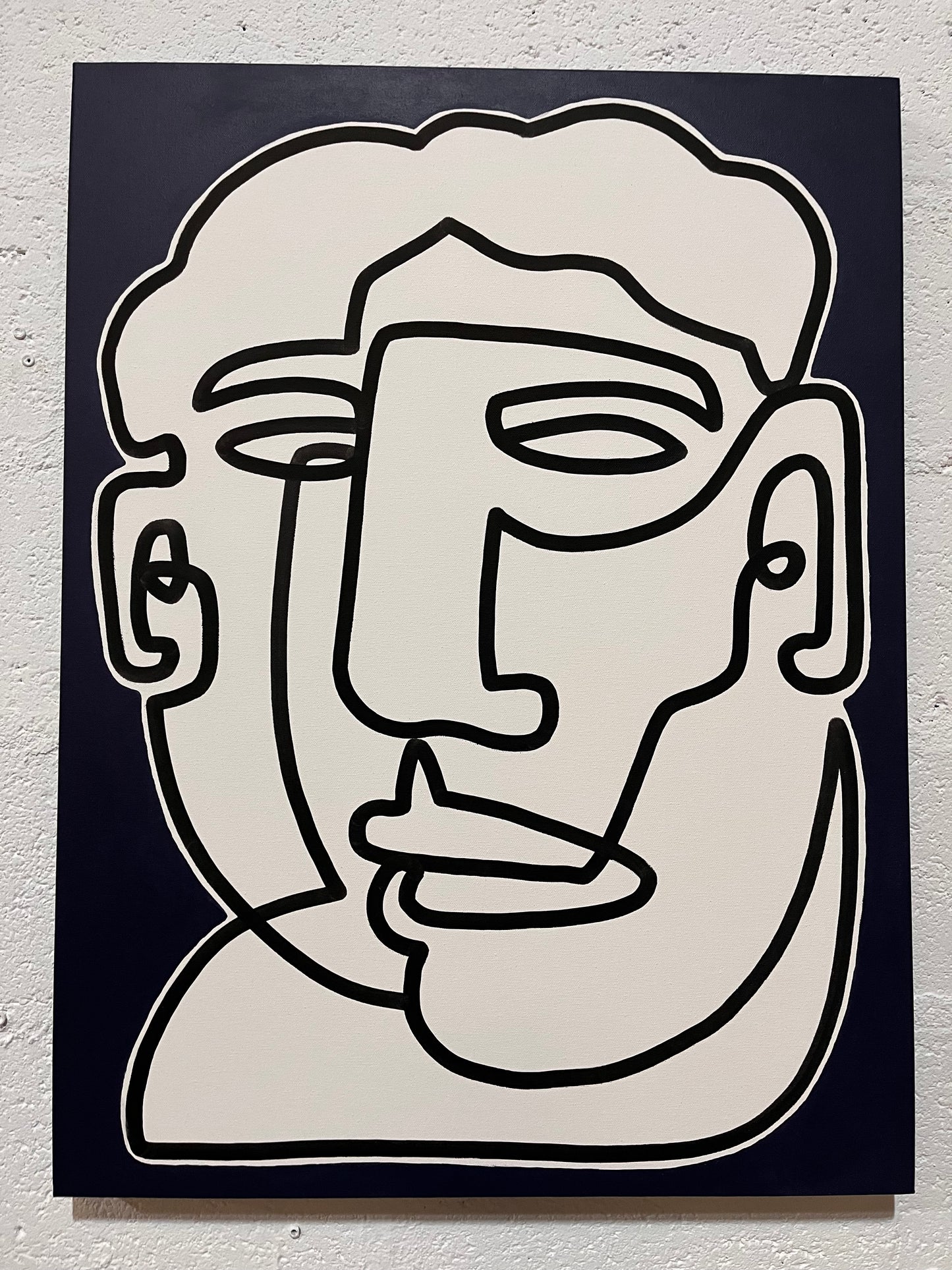 Profil de face