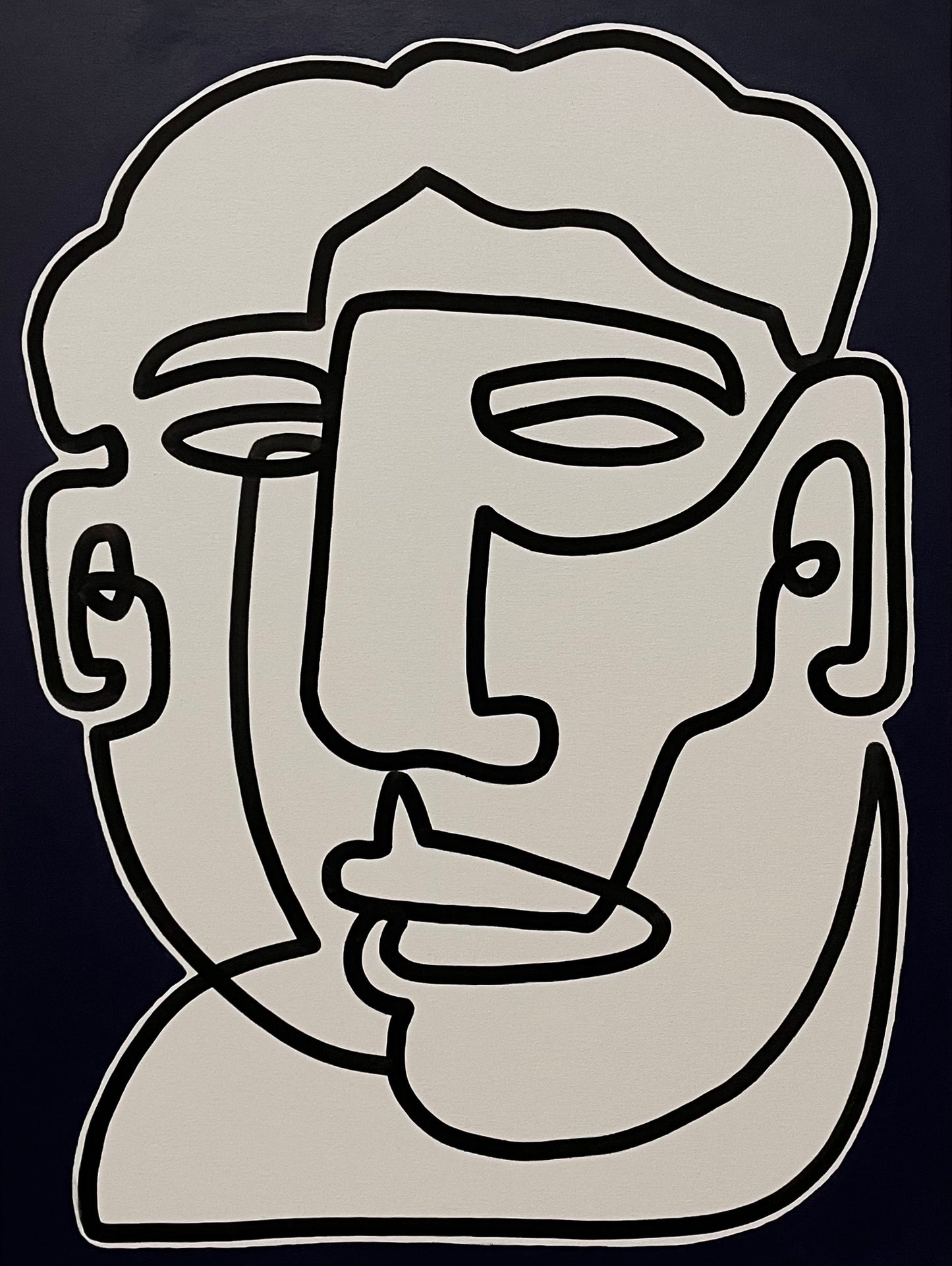 Profil de face