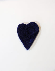 Coeur bleu foncé